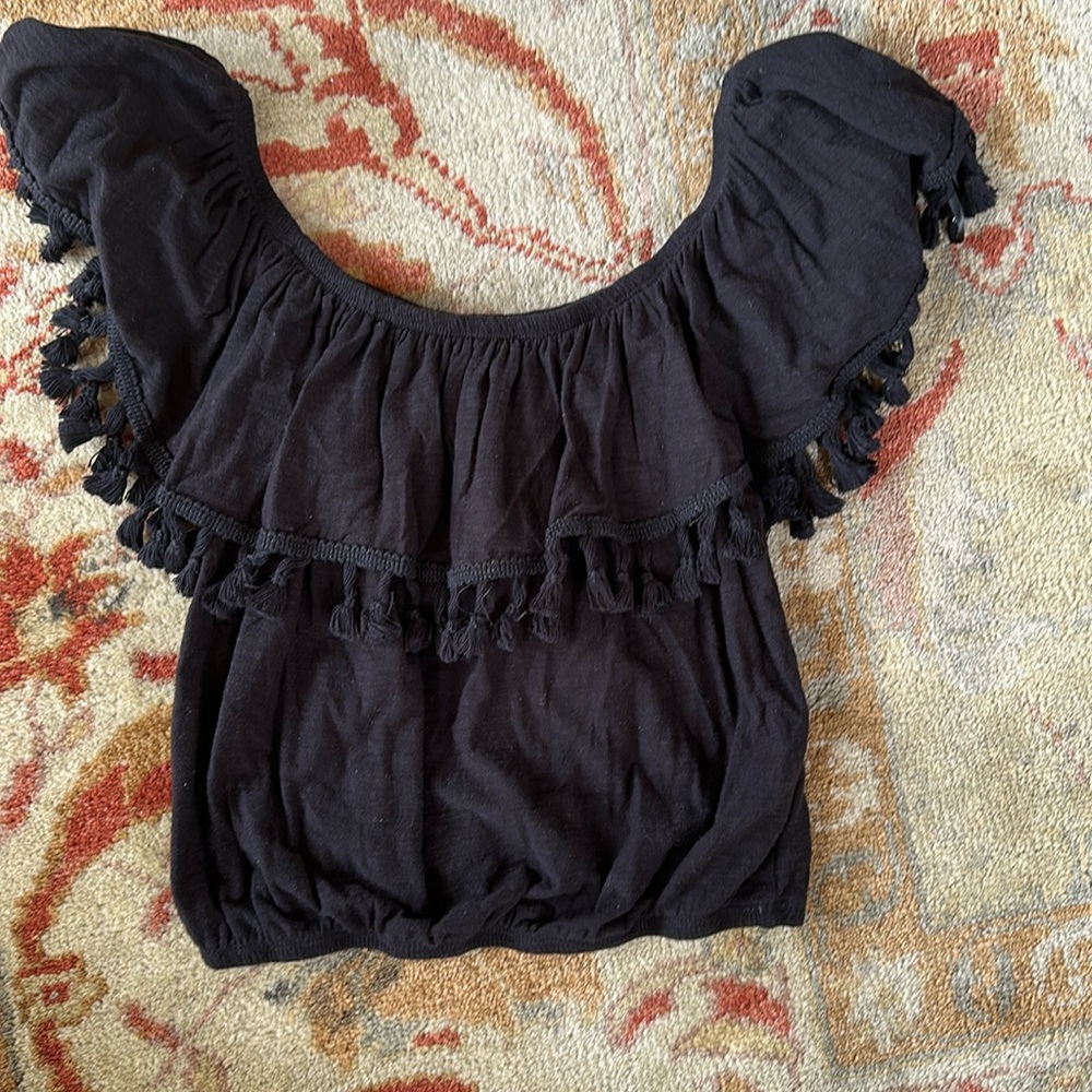 COPY - Michelle Peasant Crop Top